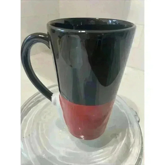 Disney Parks Mickey Mouse Tall Ceramic Latte Mug with Arm & Glove Handle - Picture 7 of 11